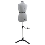 Adjustable Dress Form Female Height Adjustable Grey M Velvet 42018607