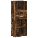 Highboard Smoked Oak 45x42.5x124 cm Engineered Wood 846170