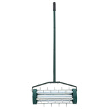 Lawn Roller Pull with Aerator Clamps Green 127.5 x 44 cm Steel 42032344