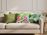 Cushion Leaf with Pillow HOUTEN 12 pcs Leaf Pattern Polyester 933009