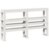 Bed Frame without Mattress White 160x200 cm Solid Wood Pine 3305805