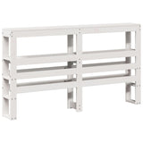 Bed Frame without Mattress White 120x190 cm Small Double Solid Wood Pine 3305789