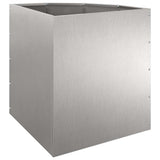 Corner Planter Silver 45 x 45 x 50 cm Stainless steel 883672
