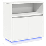 LED Sideboard White 71 x 34.5 x 75 cm Engineered Wood 869650