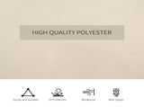 4 Pack Replacement Gazebo Curtains Privacy Panel for Most 3 x 4m Gazebo Canopy Pavillion Outdoor T3398P310889