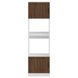 Oven Cabinets 2 pcs Lucca Brown Oak Engineered Wood 3315048