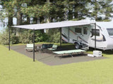 Tent Carpet Folding Manual Light Grey 800 x 400 cm Polyethylene 42000204