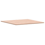 Table Top 80x80x1.5 cm Square Solid Wood Beech 355952