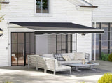 Garden Retractable Awning - Black T3398P327992
