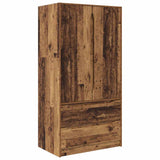 Bathroom Cabinet Old Wood 79.5 x 49 x 156 cm Engineered Wood 3406253