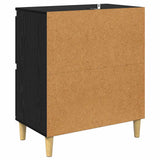 Sideboards 2 pcs Black Oak 60 x 35 x 70 cm Engineered Wood 3415604