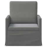 Armchair Dark Grey 70 x 81 x 82 cm Velvet 42041022