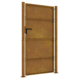 Garden Gate 100x175 cm Corten Steel 153266