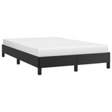 Bed Frame without Mattress Black 120x190 cm Small Double Faux Leather 379496