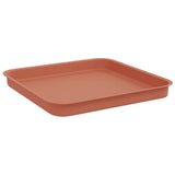 Plant Pots 24 pcs Brick Red 28.5 x 28.5 x 22 cm Plastic 3403307