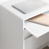 Desk with Drawer White 77.5 x 43 x 79 cm Engineered Wood 869514
