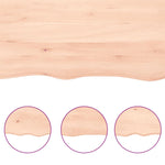 Table Top 120x60x cm Untreated Solid Wood Oak 3156313