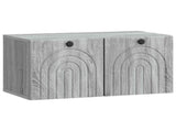 Wall-Mounted TV Cabinet Grey Sonoma 59.5 x 31 x 30 cm 898201