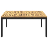Coffee Table White and Black 100 x 100.5 x 45 cm 901744