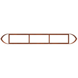 Raised Garden Bed Weathering Steel 300 x 40x 40 cm Steel 8011732