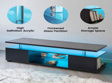 TV Stand for 60 Inch TV LED Gaming Entertainment Center Media Storage Console Table with Large Side T3272P533974