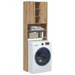 ZNTS Washing Machine Cabinet Artisan Oak 64x25.5x190 cm 856650