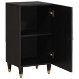 Sideboard with Shelf Black 40 x 33 x 75 cm Solid Mango Wood 4018832