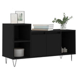 TV Cabinet Black 100x35x55 cm Engineered Wood 831317