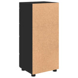 Bathroom Cabinet Set with Drawer TULUM Black 37 x 31.5 x 82 cm 880342