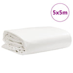 ZNTS Tarpaulin White 5x5 m 650 g/m² 156200