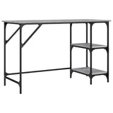 Desk Grey Sonoma 120x50x75 cm Metal and Engineered Wood 845324