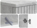 3 Piece Bathroom Cabinet Set ARNHEM Concrete Grey 3417444