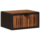 Handmade Bedside Cabinet Natural 40 x 30 x 20 cm 42020088