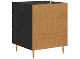 Bedside Cabinet Black Oak 40 x 40 x 66 cm Engineered Wood 882109