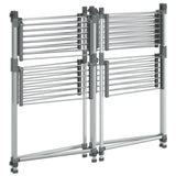 Laundry Drying Rack 107x107x120 cm Aluminium 154606