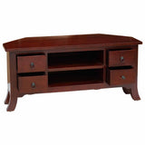 TV Cabinet Brown 100 x 40.5 x 46 cm Solid Mahogany Wood 42009936