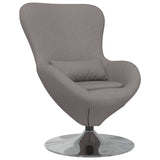 Egg Chair Taupe 63 x 73 x 90 cm Fabric 42002741
