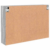 Mirror Cabinet Grey Sonoma 80 x 17 x 55 cm Engineered Wood 883360