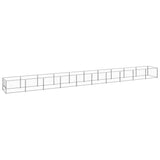 Dog Kennel Silver 10 m Steel 3082108