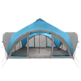 Tipi Tent with Roof Blue 18-Person Polyester and Steel 42028620