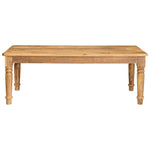 Coffee Table Brown 100 x 55 x 40 cm Solid mango wood 4104588