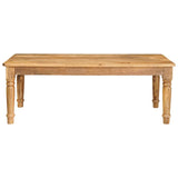 Coffee Table Brown 100 x 55 x 40 cm Solid mango wood 4104588