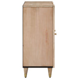 Side Cabinet 90x33x75 cm Solid Wood Mango 358276