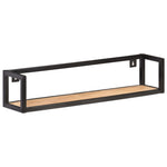 Wall Shelves 2 pcs 80 cm Rough Mango Wood 320670