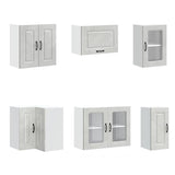 11 Piece Kitchen Cabinet Set "Kalmar" Concrete Grey Engineered Wood 3314885