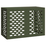 Air Conditioner Cover Olive green 100 x 50 x 70 cm Steel 865900