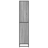 Bookcase Grey Sonoma 80.5x35x170.5 cm Engineered Wood 3300858
