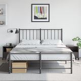 Bedside Cabinets 2 pcs Black 36x39x43.5 cm Steel 846705