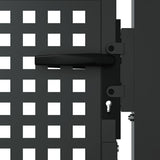 Garden Gate Anthracite 100x100 cm Steel 154560