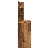Dressing Table with Mirror Old Wood 74.5x40x141 cm 857007
